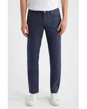Brax Chuck Modern Fit Chambray Pants - Blue