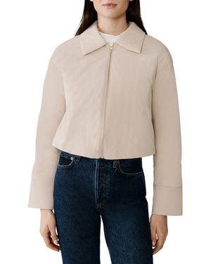 SOIA & KYO Laleh 700 Fill Power Down Coat - Natural