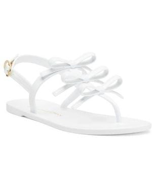 Stuart Weitzman Felicity Jelly Sandal - White