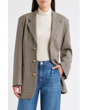 FRAME The Houndstooth Blazer - Gray