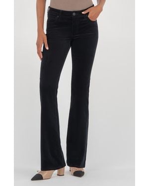 Kut From The Kloth Natalie Mid Rise Bootcut Corduroy Pants - Blue