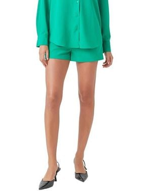 Endless Rose High Waist Shorts - Green
