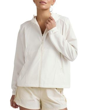 Beyond Yoga Cross Country Packable Jacket - White