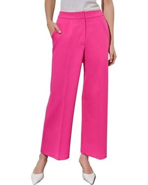 Ming Wang Wide Leg Pants - Pink
