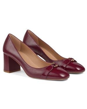LK Bennett Kate Block Heel Pump - Red