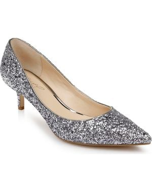 Badgley Mischka Royalty Kitten Heel Pump - Metallic