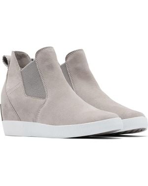 Sorel Out N About Slip-On Wedge Shoe Ii - Gray