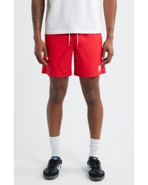 BBCICECREAM Bb Curve Drawstring Shorts - Red