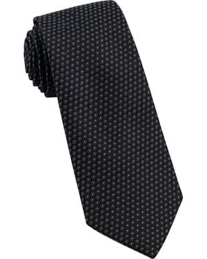 W.r.k. Neat Silk Tie - Black
