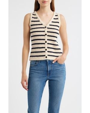 Rails Sade Cotton Sweater Vest - Blue
