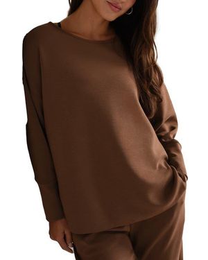 Rhone Dreamglow Pullover Sweatshirt - Brown