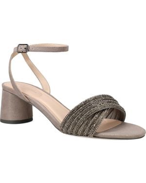 Pelle Moda Noli Ankle Strap Sandal - Gray
