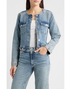 Rails Capistrano Crop Denim Jacket - Blue