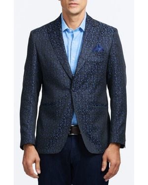 Robert Graham Huston Jacquard Sport Coat - Blue