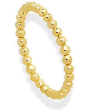 MOD AND JO Beaded Stacking Ring - Metallic