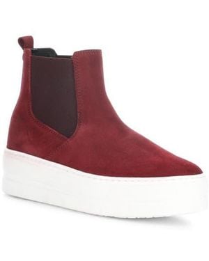 Bos. & Co. Mott Platform Boot - Red