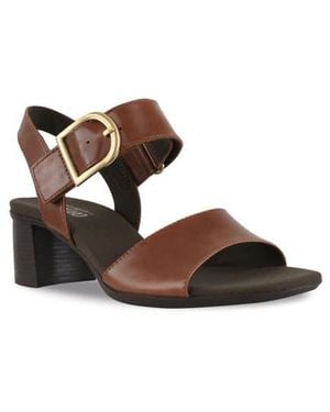 Munro Neeta Block Heel Sandal - Brown