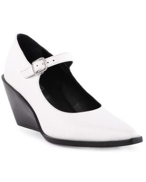 Seychelles Sparks Pointed Toe Mary Jane Pump - White