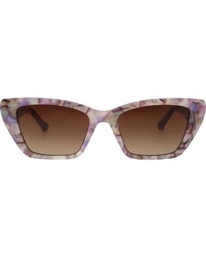 Florence By Mills 53Mm Cat Eye Sunglasses - Brown
