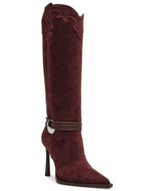 Steve Madden Kyndall Tall Boot - Red