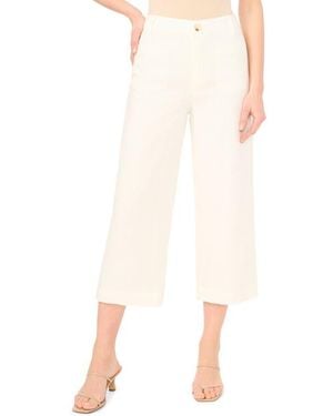 Vince Camuto Double Pocket Wide Leg Pants - White