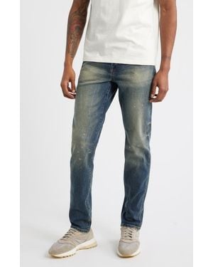BBCICECREAM Portal Distressed Slim Fit Jeans - Gray