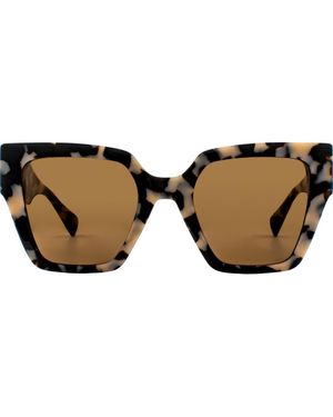 AllSaints Bibi 52Mm Square Sunglasses - Brown