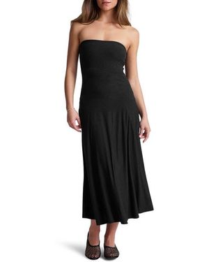 Beyond Yoga Strapless Maxi Dress - Black
