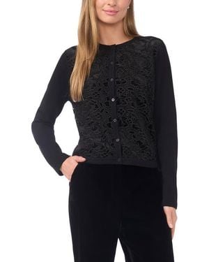 Ted Baker Mave Lace Overlay Cardigan - Black