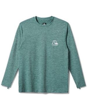 Quiksilver Dna Logo Surf Long Sleeve Rashguard - Green
