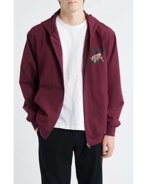 Saint Studio Tempo Rose Tech Zip Jacket - Red