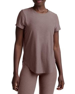 Beyond Yoga On The Down Low T-Shirt - Brown