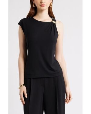 Nordstrom Hardware Accent Asymmetric Top - Black