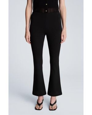 Kenneth Cole Flare Leg Pull-On Pants - Black