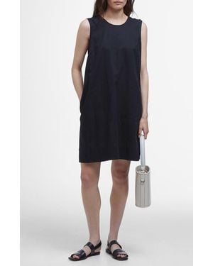 Barbour Lucy Sleeveless Cotton & Linen Minidress - Black