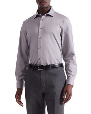 Bugatchi Jimmy Ooohcotton Button-Up Shirt - Blue