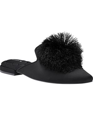 Birdies Dove Satin Mule - Black