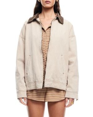 Lioness Workwear Water Repellent Cotton Jacket - Natural