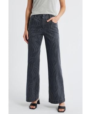 Wit & Wisdom 'Ab'Solution Sam High Waist Wide Leg Jeans - Blue