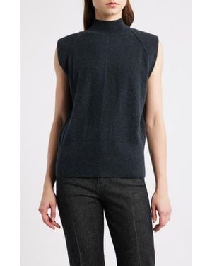 BOSS Futrani Cashmere Mock Neck Sweater - Black