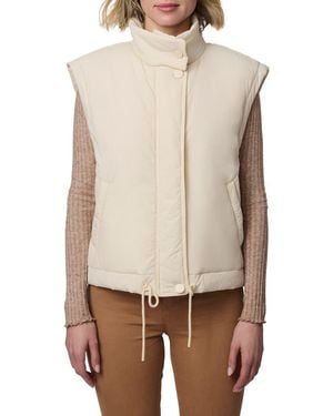 Bernardo Recycled Nylon Crinkle Vest - Natural