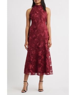 Sam Edelman Embroidered Fit & Flare Cocktail Dress