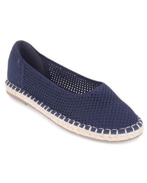 Tahari Juniper Espadrille Ballet Flat - Blue
