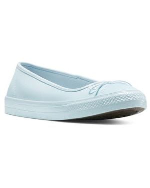Converse Chuck Taylor All Star Dainty Ballerina Patent Leather Flat - Blue