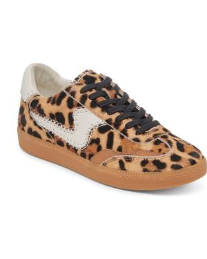 Dolce Vita Notice Stitch Genuine Calf Hair Sneaker - Metallic