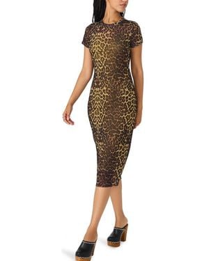 Steve Madden Hailee Print Dress - Brown