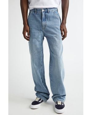 Noon Goons Throttle Straight Leg Carpenter Jeans - Blue