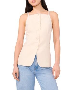 1.STATE Front Button Vest - Blue