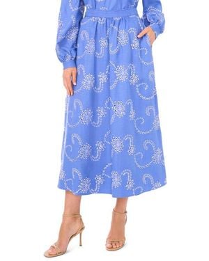 Vince Camuto A-Line Maxi Skirt - Blue