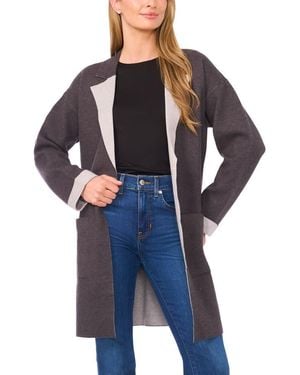 Halogen® Open Front Coat - Blue